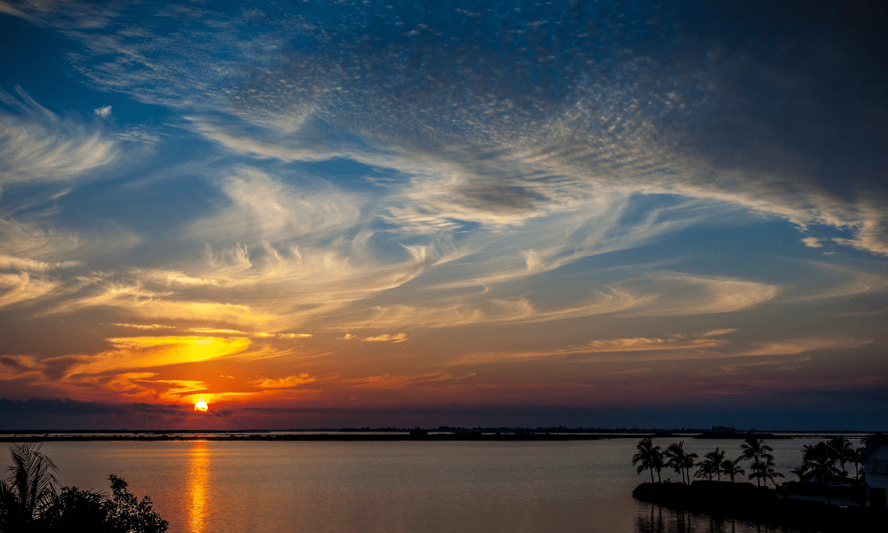 sunset in the Keys